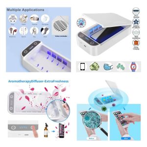 Portable UV Light Steriliser/Charger/Aroma Diffuser Box
